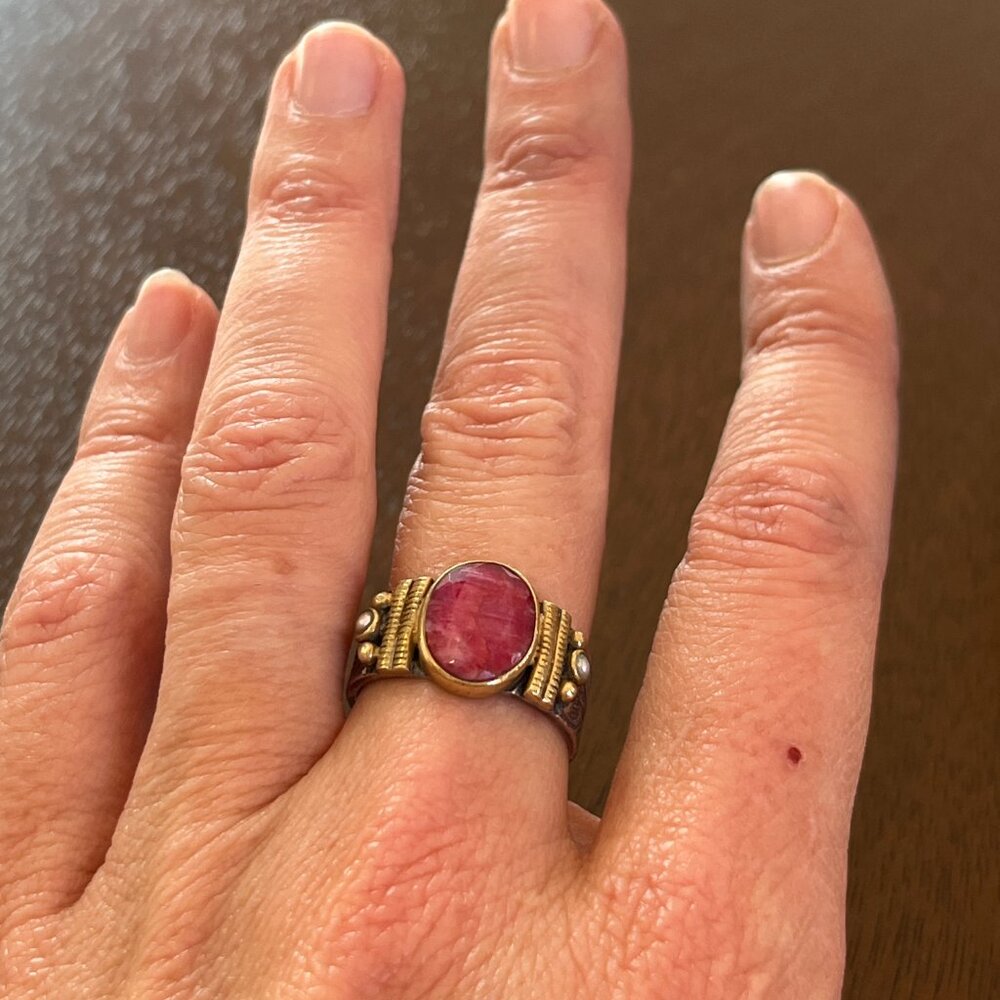 Raw ruby ring from Sundance - Picture 3 of 8